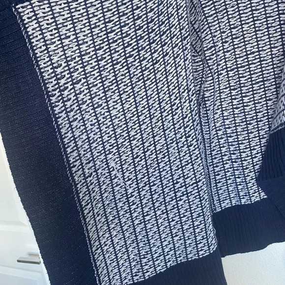 💕ROMEO AND JULIET COUTURE💕 blue white open cardigan - Picture 6 of 9